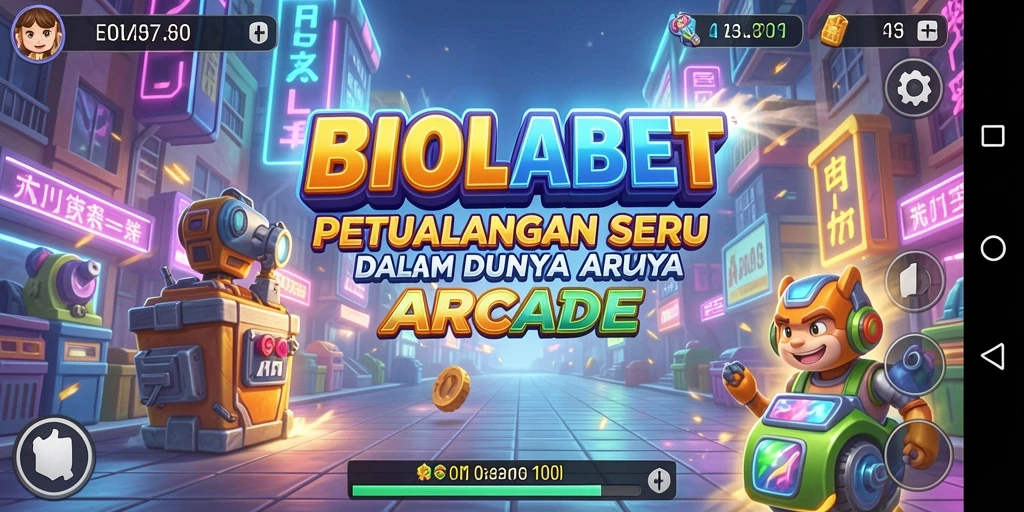 Tampilan gameplay seru dan penuh tantangan dari BIOLABET.