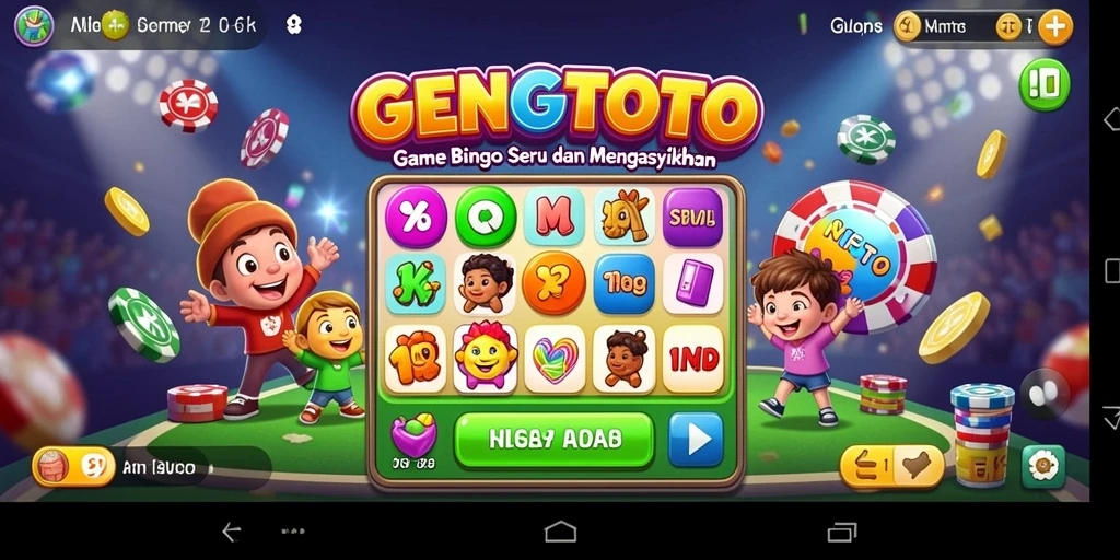 Tampilan gameplay Bingo yang seru di GENGTOTO.