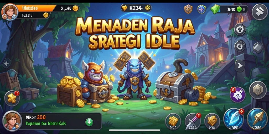 Tampilan gameplay K234 yang adiktif dan menarik untuk game Idle.