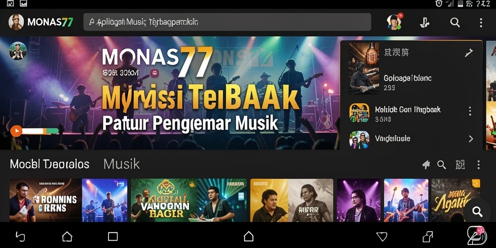 Tampilan gameplay <strong>MONAS77</strong> yang menakjubkan, menawarkan pengalaman musik interaktif.