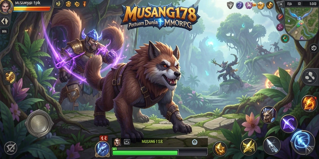 Gameplay seru di MUSANG178 dalam dunia MMORPG yang hidup.