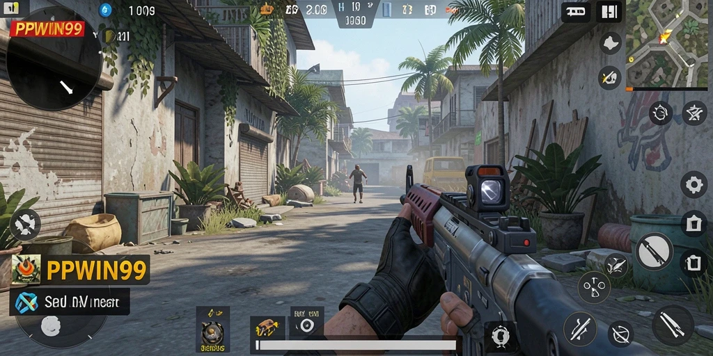 Tangkapan layar menampilkan aksi seru dalam gameplay PPWIN99.