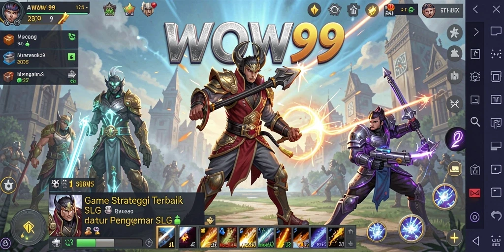 Tangkapan layar dari gameplay WOW99 yang penuh strategi dan petualangan.